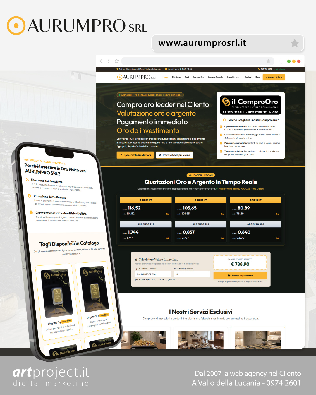 compro oro cilento